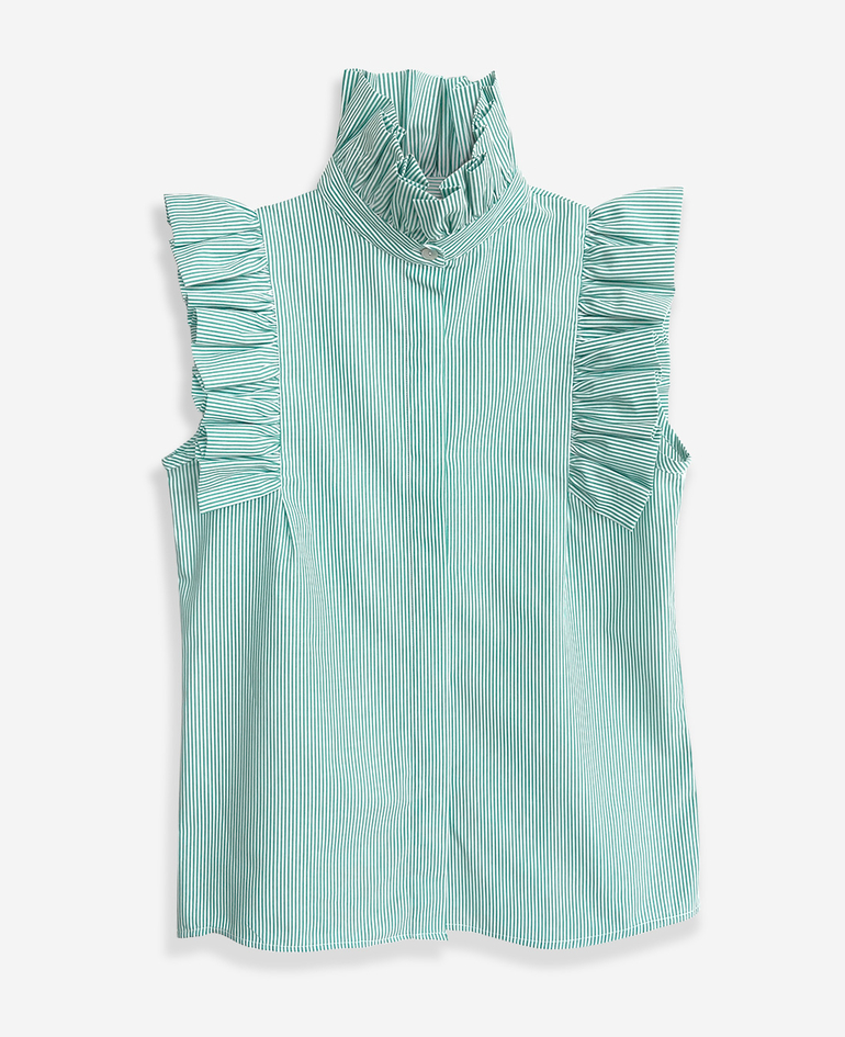 vitamin chic blouse turquoise - size s