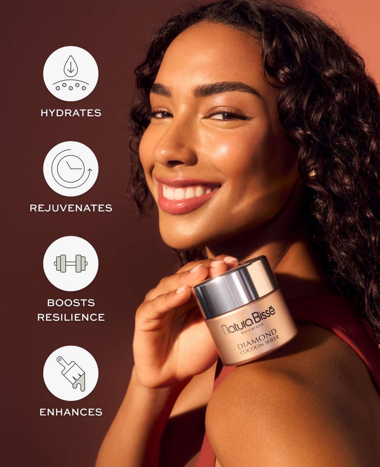 HYDRATES REJUVENATES BOOSTS RESILIENCE ENHANCES