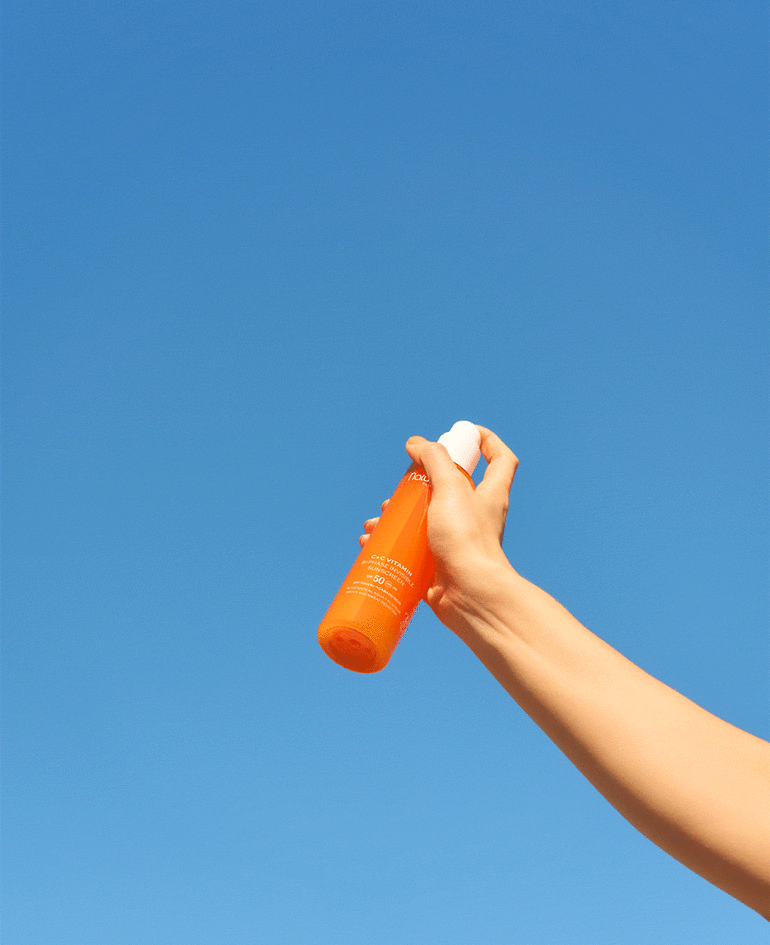 c+c vitamin spf 50 bi-phase invisible sunscreen