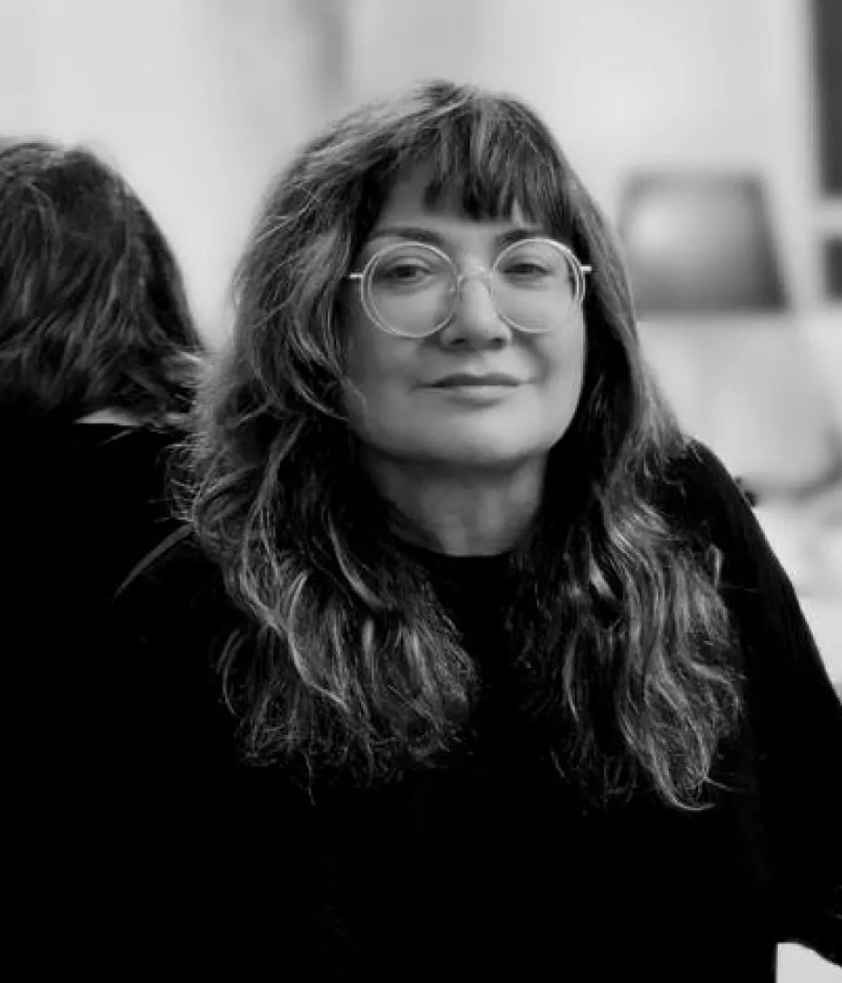 Isabel Coixet, acclaimed spanish filmmaker in a portrait done by her daughter Zoe