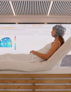 bed in spa room